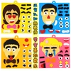 DIY handmade face-shaped non-woven cloth toys that teach children to know the five sense organs and expression