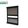 Roller retractable insect screen window