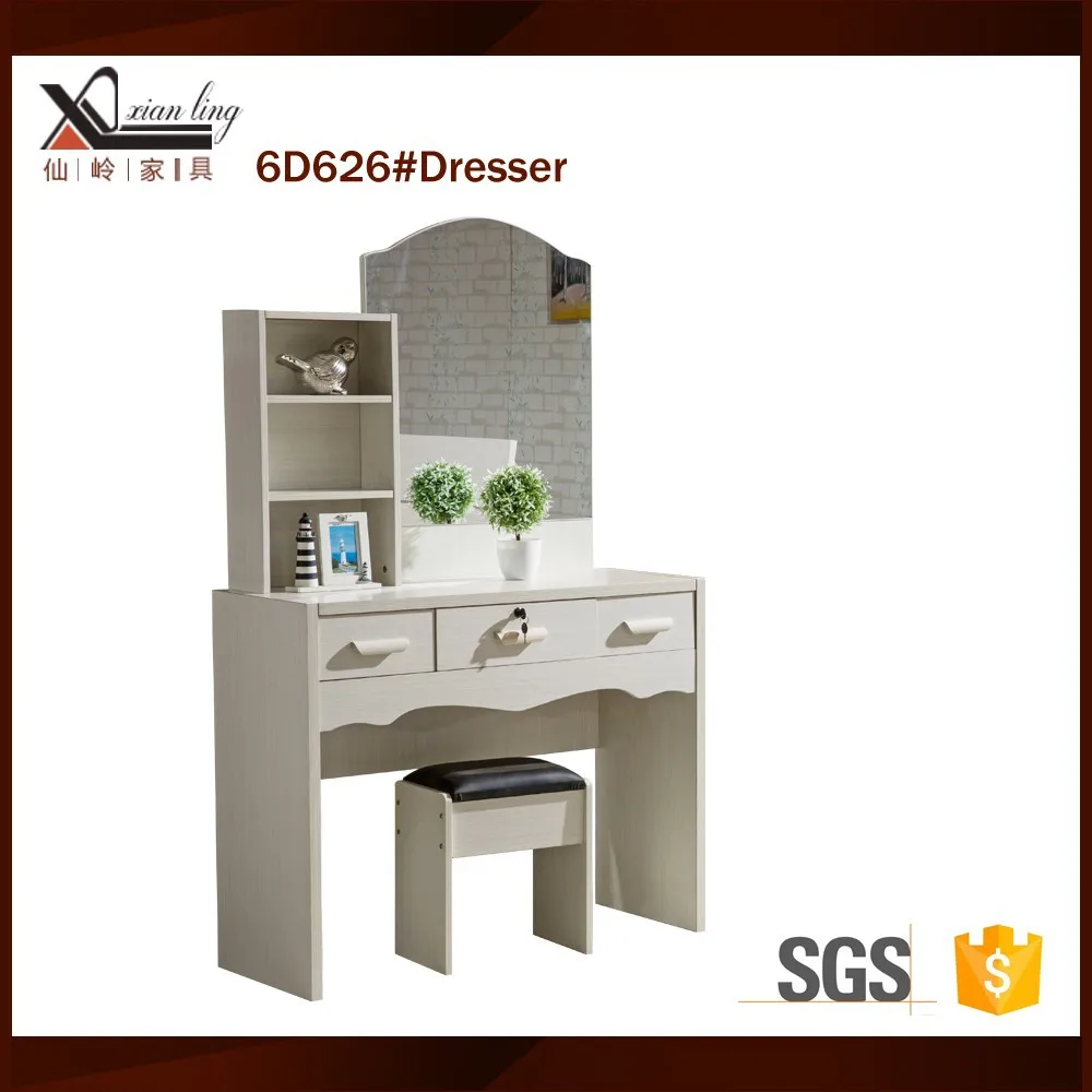 Modern Dresser With Mirror And Chair