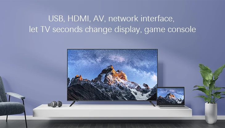 Xiaomi MI 4C TV 55 Inch 38402160 Smart TV English Interface HD Screen Ultra Quad Core Xiaomi 4K TV