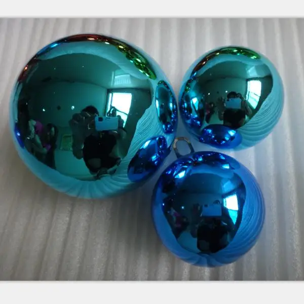 5"inch Light Blue Color Stainless Steel hollow ball inox sphere