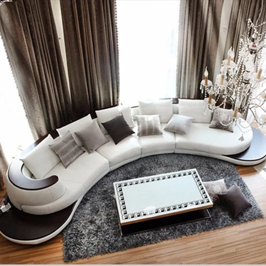 Round Modern Leather Sofa Design Buy Latest Sofa Design Modern Lobby Sofa Design Modern Wooden Sofa Design Product On Alibaba Com