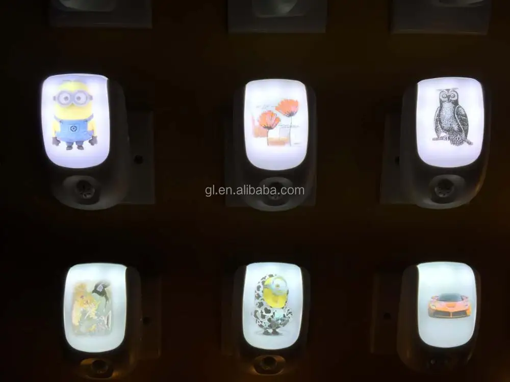 A72  CE ROHS AUTOMATIC on off Switch Sensor LED baby kids plug in Night Light lamp for bedroom