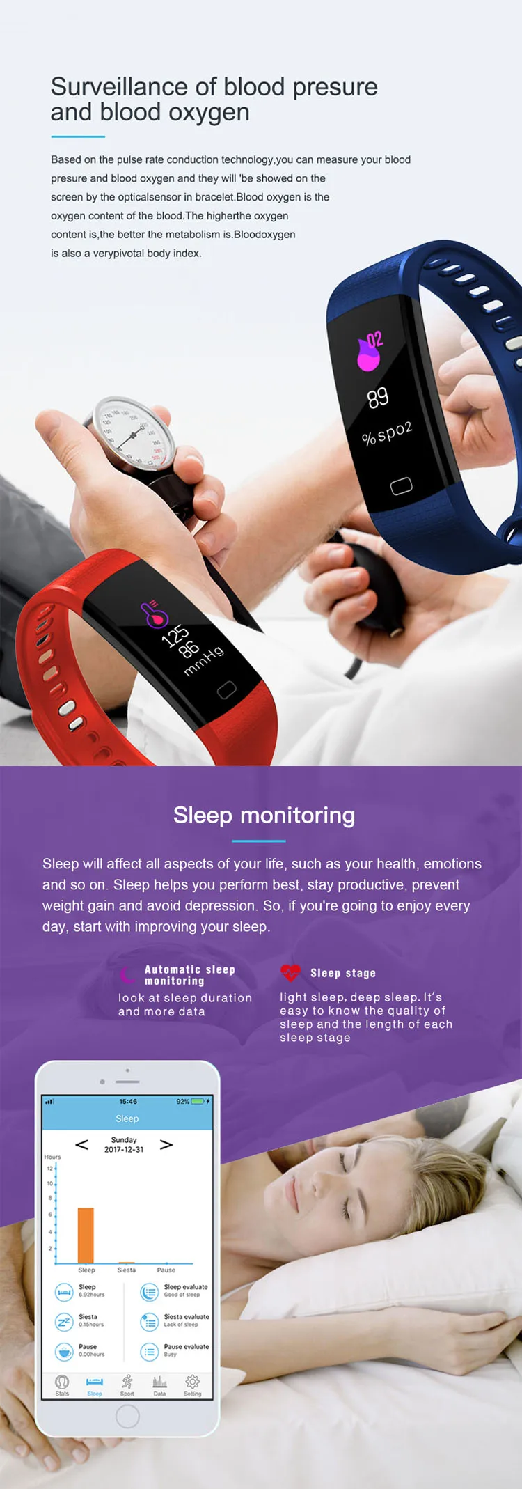 y5 smart band with heart rate monitor