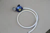 Hose 8.5mm High Pressure for Natural Gas, Soft Natural Gas Braided Hose, Cooking Gas Regulator with Gauge