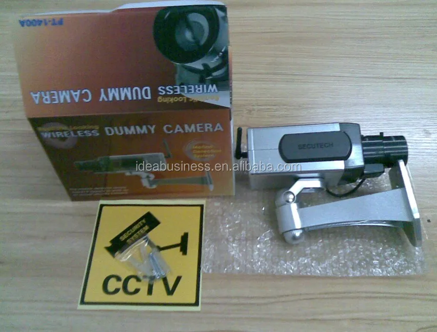 Universal Home Dummy Security Camera W/ Motion Sensor Blinking Red