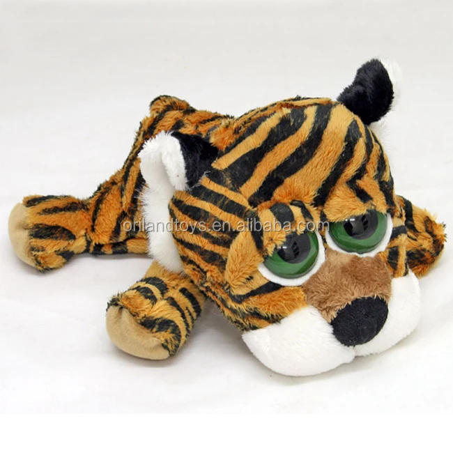 green tiger stuffed animal