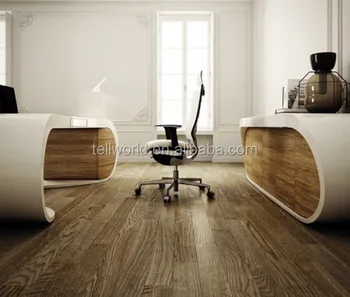High Gloss White Modern Executive Table With Credenza Side High Gloss White Modern Executive Table With Credenza Side