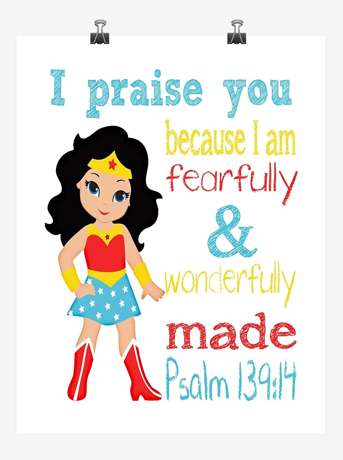 Nursery Psalm 139:14 You Are Fearfully And Wonderfully Made