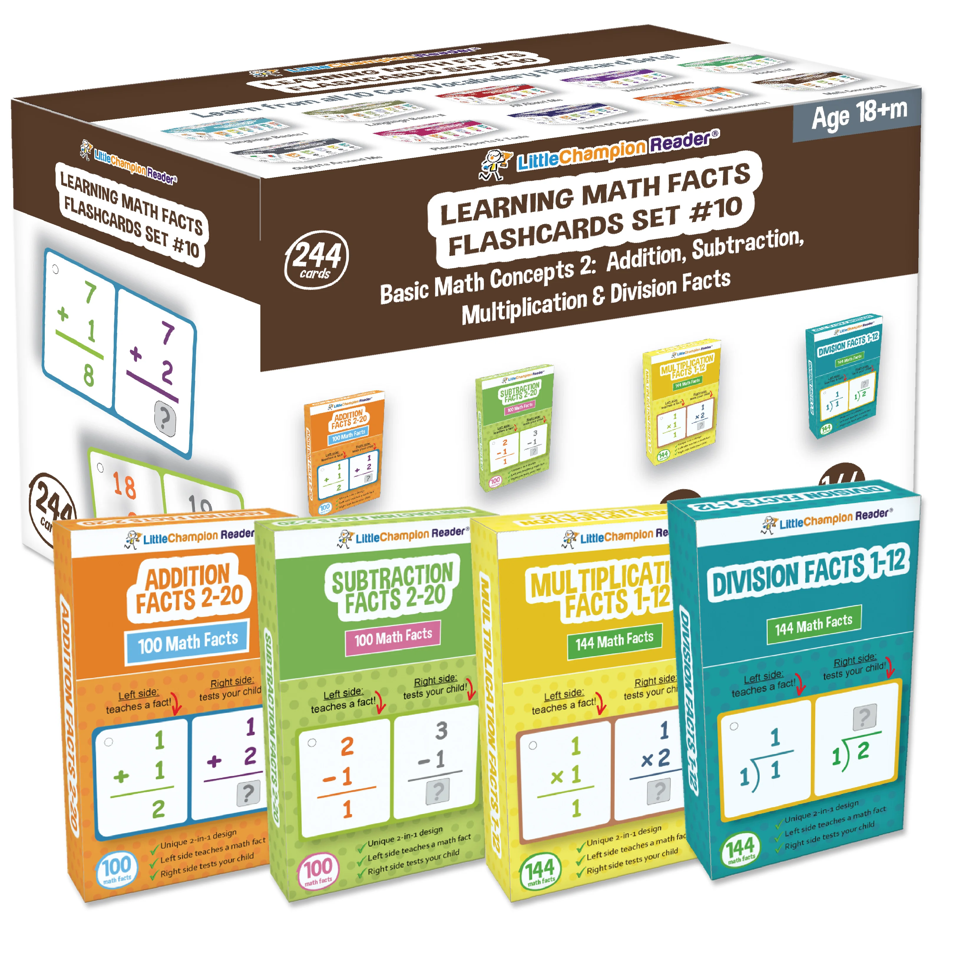 
Math Fact Math Game Flash Cards 