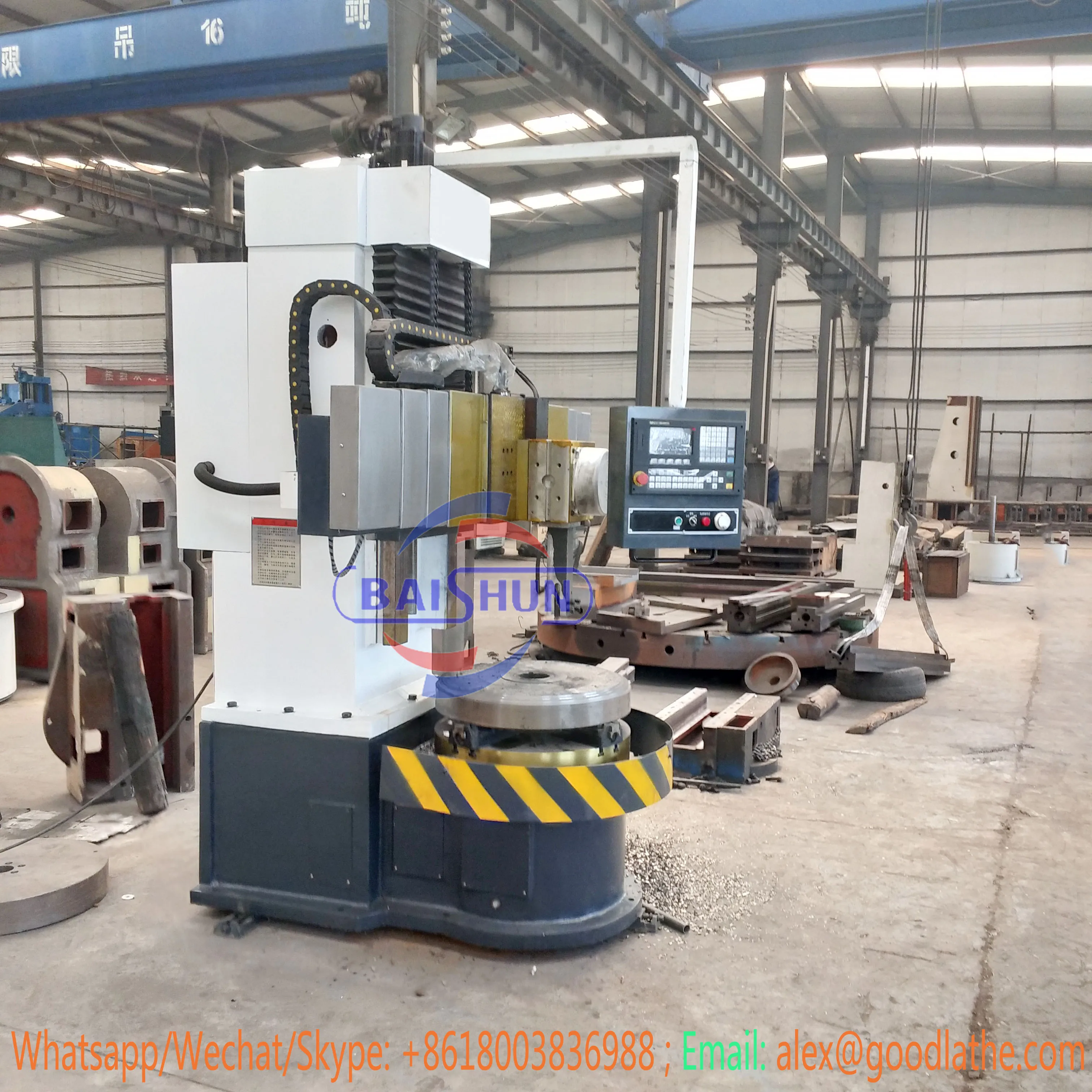 cnc vertical metal turning lathe for sale