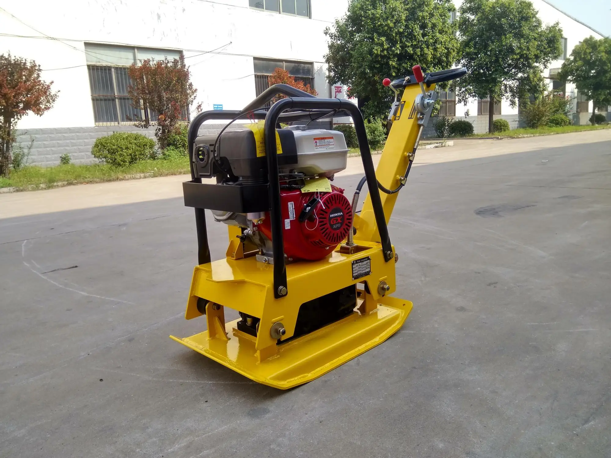 
Chinese manufacture reversible asphalt pavement used gasoline plate compactor STP160 