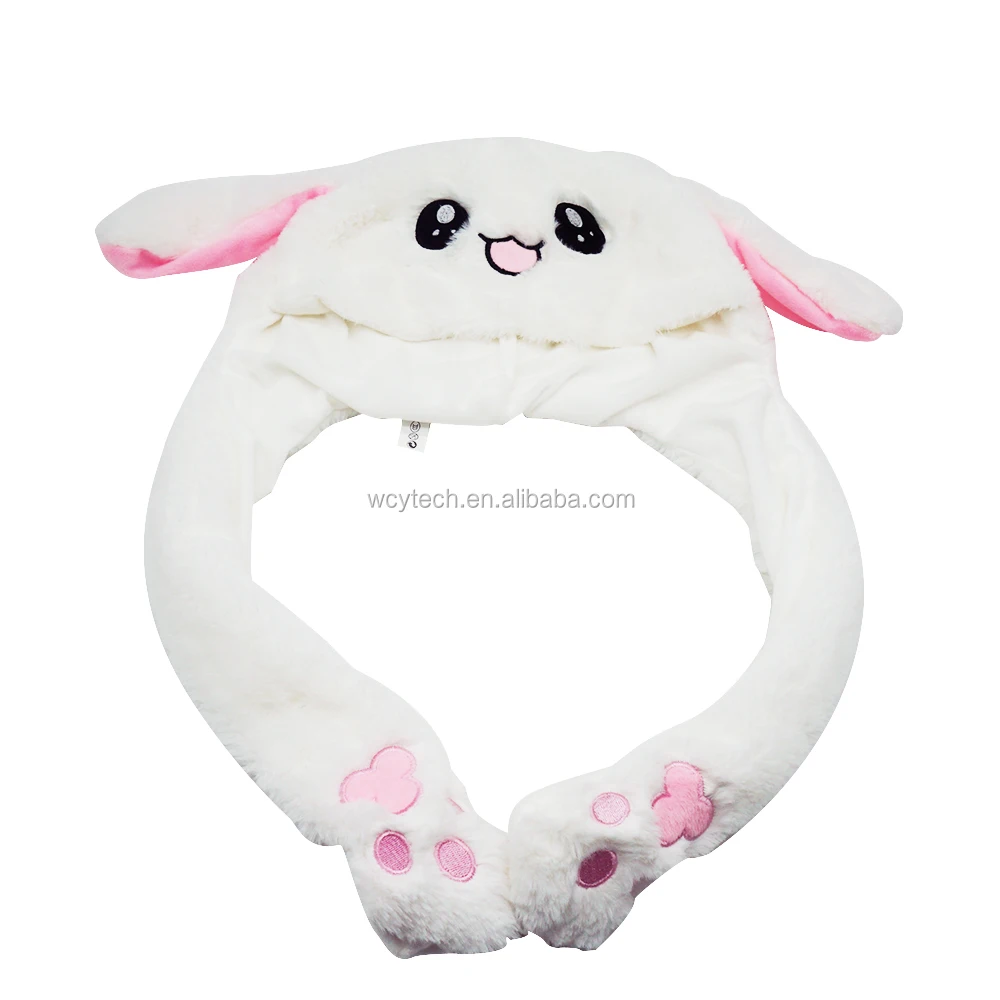 funny plush bunny hat