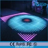 sensitive rgb color changing illuminated portable led 3d effect dance floor with DMX control