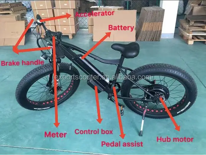 Electric Bike Conversion Kit Front/rear Hub Electric Bicycle Motor Kits