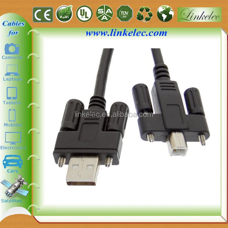 3m Cavo USB 2.0 A-SPINA A SPINA B grigio Cavo di collegamento cavo di collegamento 