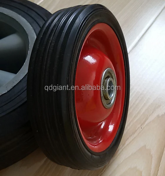 Small solid rubber tire for pressure washer