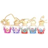Custom fragrance diffuse car air freshener hanging perfume bottle