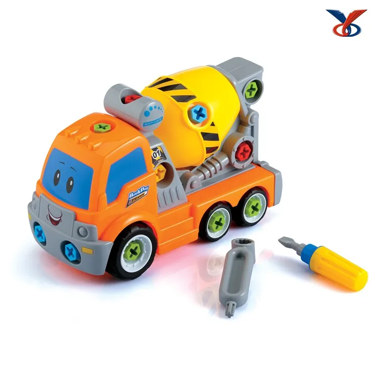 Hot Sale DIY Assemble and Disassemble Cartoon Truck Toy