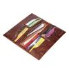 Custom wholesale women contacts branded leather wallets vintage genuine leather lady long wallet quality inserts