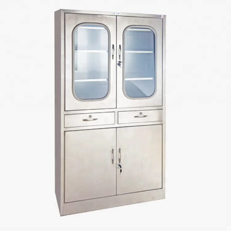 Hospital stainless steel embedded instrument cabinet for operation room