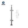 stainless steel round pipe glass railing baluster