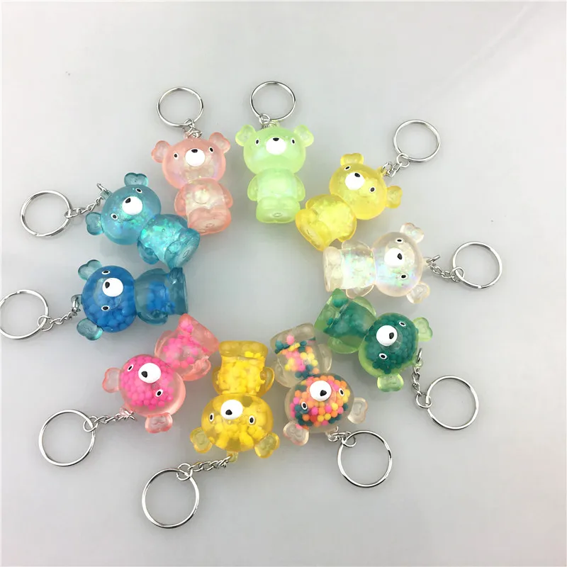 Animal Soft Jelly Liquids Pvc Keychains Promotional Animal Plastic ...