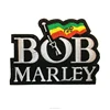 Bob Marley Rasta Flag Patch Embroidered Applique Iron on patch