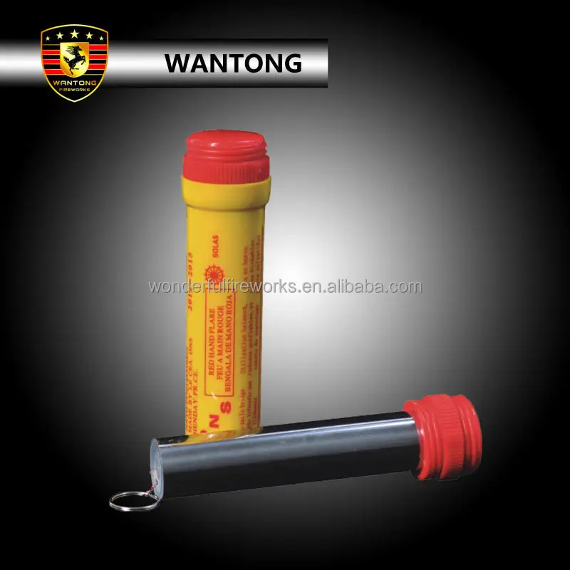 Dns Red Hand Flare Smoke Signal Fireworks For Marine Boat