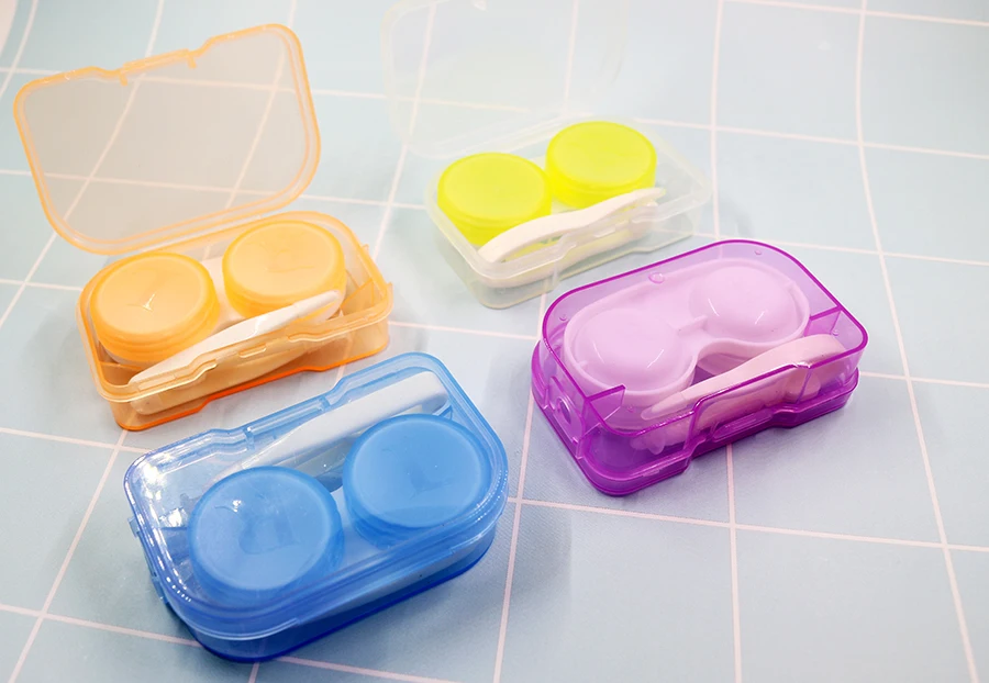 Design Eyeglasses Box Contact Lenses Case Contact Lens Case Wholesale