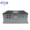 Fanless industrial computer Intel processor Atom D2800 mini linux pc support WIFI with LPT and PCI desktop computer
