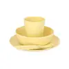 Factory directly provide colored bamboo fibre tableware for home
