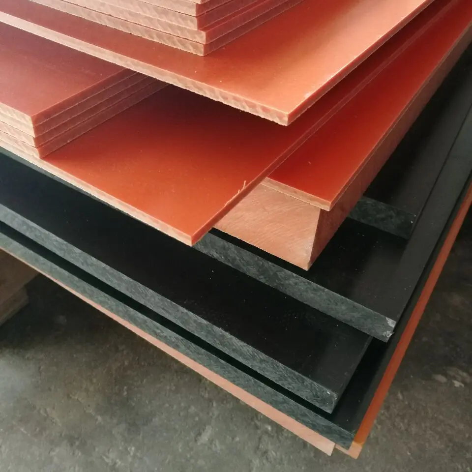 Plaque Bakélite 10mm Résine Phénolique Laminée - Panneau Isolant Électrique 100x100mm Pour Bricolage & Électronique