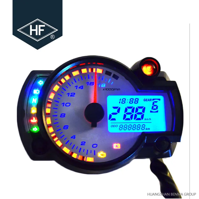 Custom Oem 7 Color Motorcycle Speedometer Tachometer Rpm