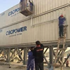 IS100 CSC cooling system ice remain storage bank concrete contrainerized