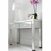 Modern design mirrored console table with 2 drawers