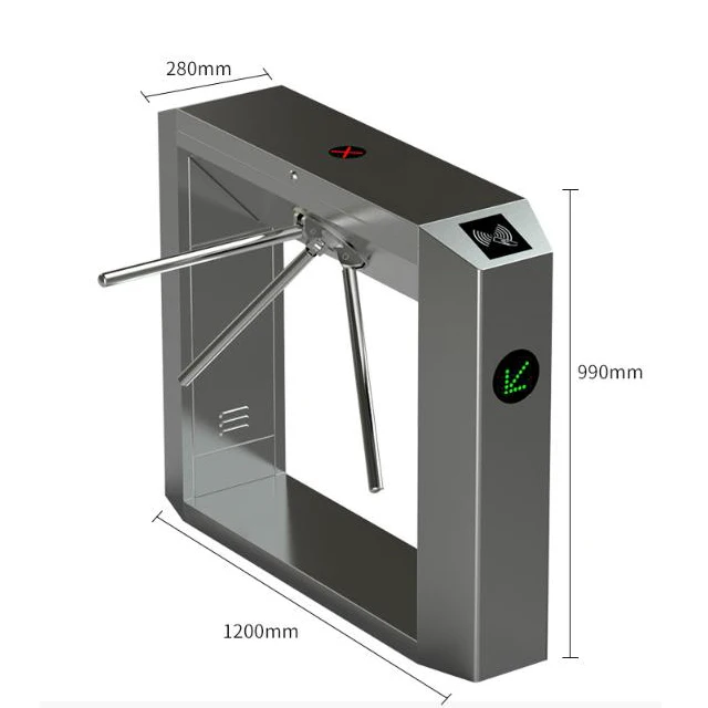 easy use card collector tripod turnstile access co