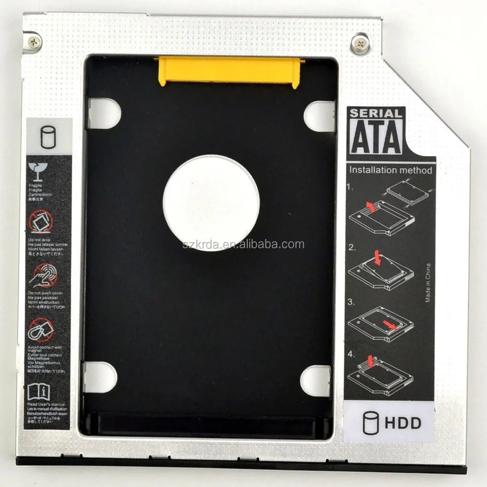 2nd Laptop Hard Drive Caddy 12.7mm /9.5mm Sata /ide Second Hdd Caddy