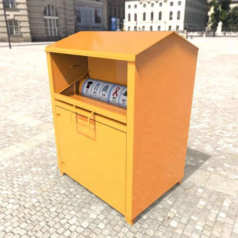 Donation Bin Clothing Recycling Bin For Charity Wholesale Donation Bin