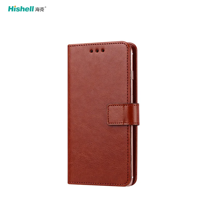 Hot Selling 3 Card Universal  PU Leather Portable Wallet Mobile Phone Case For Huawei