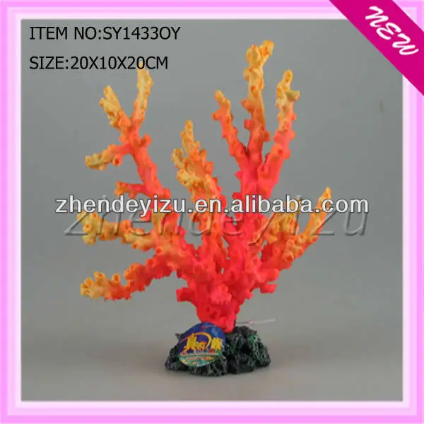 Aquarium Small Hard Resin Coral Decorations For Fish Tank Buy