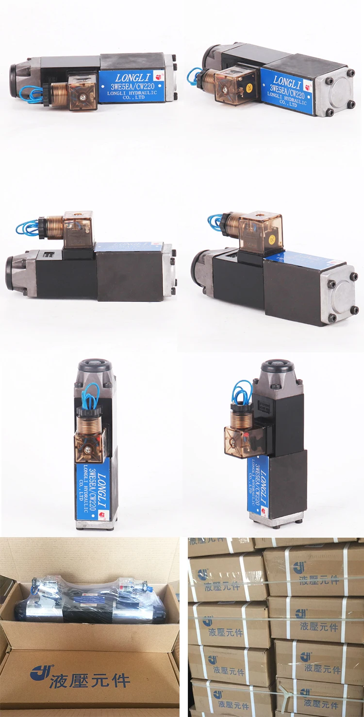 3WE5EA Rexroth type Electric hydraulic solenoid operated spool coil directional valve 24v 220v