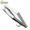 Homes soundproof and waterproof double glass metal aluminum tilt and turn window