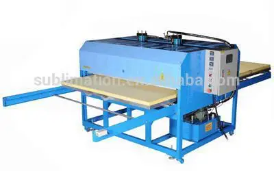 Dual automatic double sided pneumatic heat press machine