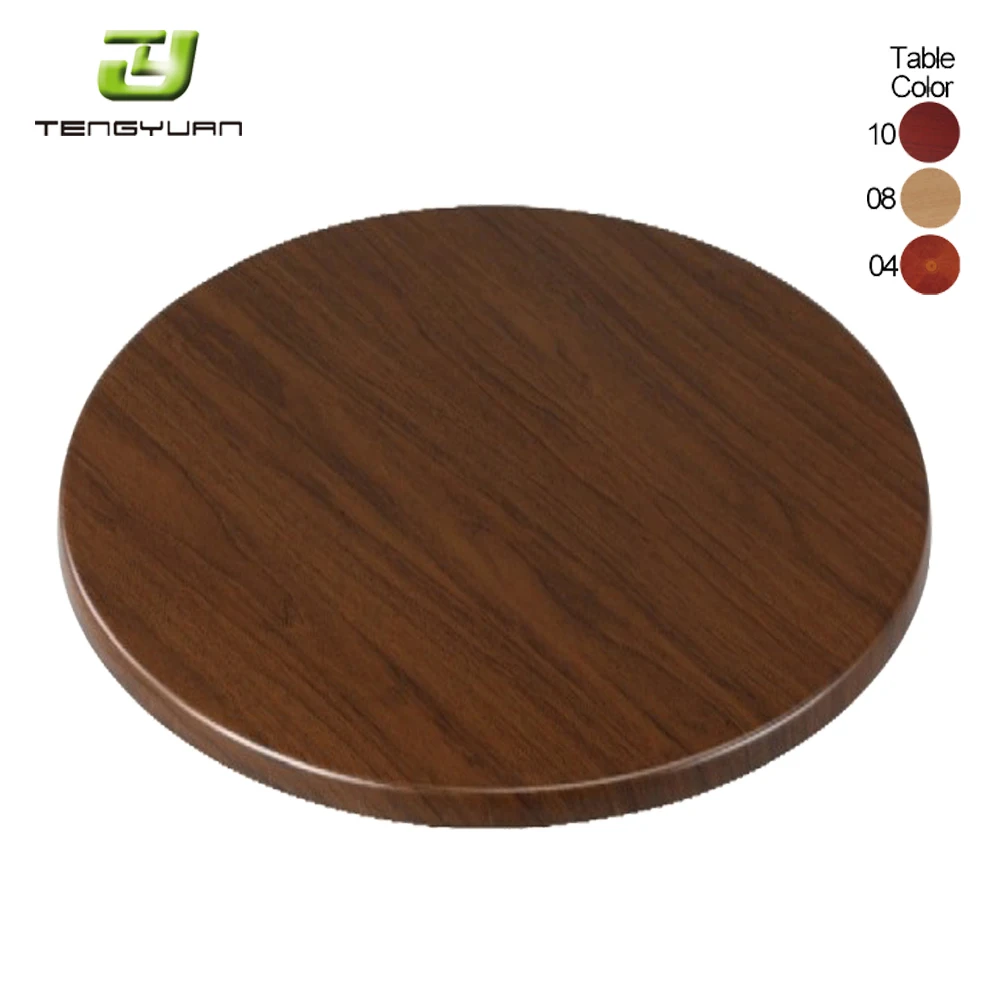 Walnut Oak Beech Rubber Wood Mdf Melamine Wood Top Coffee Table Top