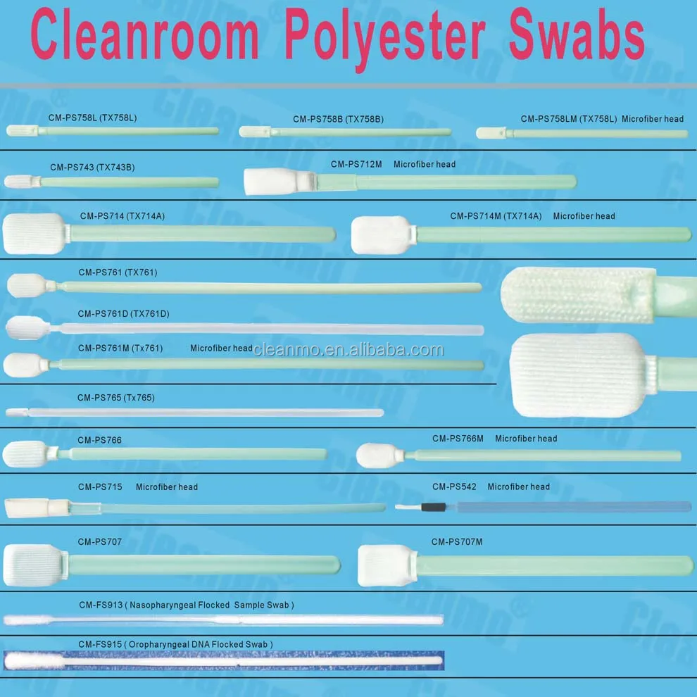 Cleanroom Polyester/dacron Swab 761 For Cleaning Pcb(printed Circuit