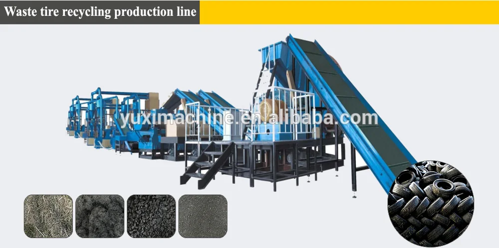 Large Capacity Small Tire Recycling Machine For Sale Small Tyre Shredder