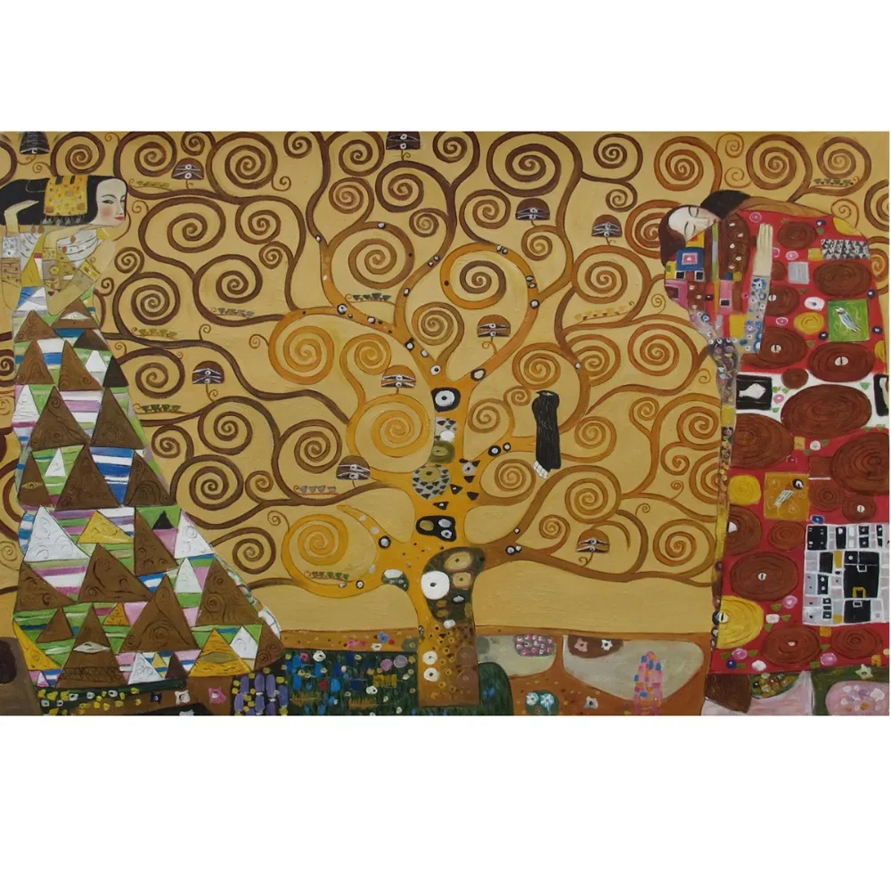 moderno olio su tela di gustav klimt albero della vita