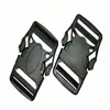 Fashion plastic glide webbing buckle colored quick side release buckle Item and plastic button buckle