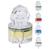 Hot Selling Cheap Underwater Float Lamp LED Dia mond jewe Shape Fishing Light Flashing Bait Lure Accessory Underwater Float Lamp